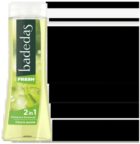 Badedas Fresh 2en1 Citrus y Jasmine Gel Ducha Champú, 600 ml