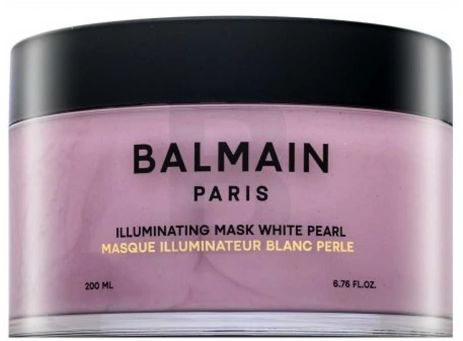 Balmain Brightening kaukė šviesiems ir paryškintiems plaukams Baltas Pearl (šviečianti kaukė) 200 ml