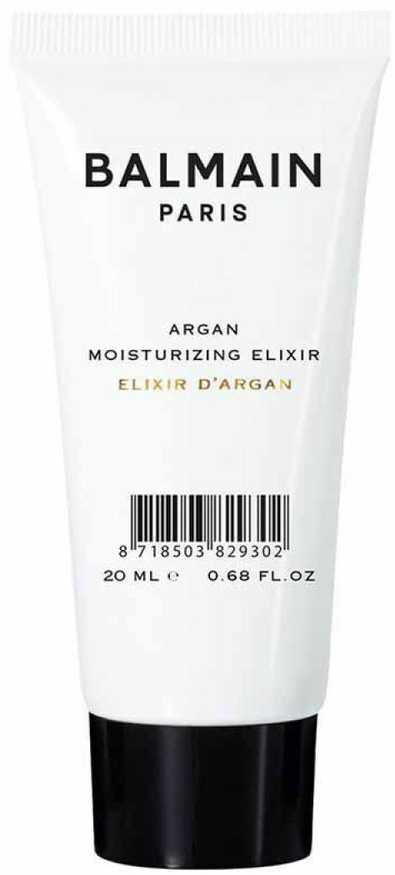 Balmain drėkinamasis serumas pažeistiems plaukams (Travel Argan Moisturizing Eliksyras) 20 ml