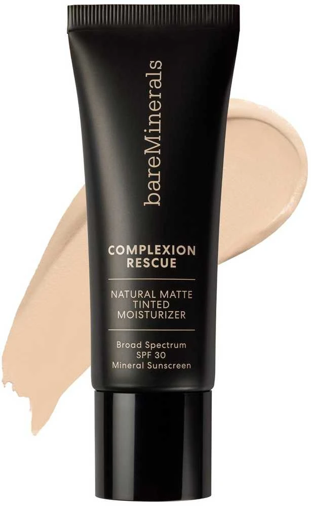 Bare Minerals Bareminerals Complexion Rescue Natural Matte Tinted Moisturizer Mineral SPF 30 matinis atspalvį suteikiantis drėkinantis veido kremas, atspalvis: 1.5 Birch, 35 ml