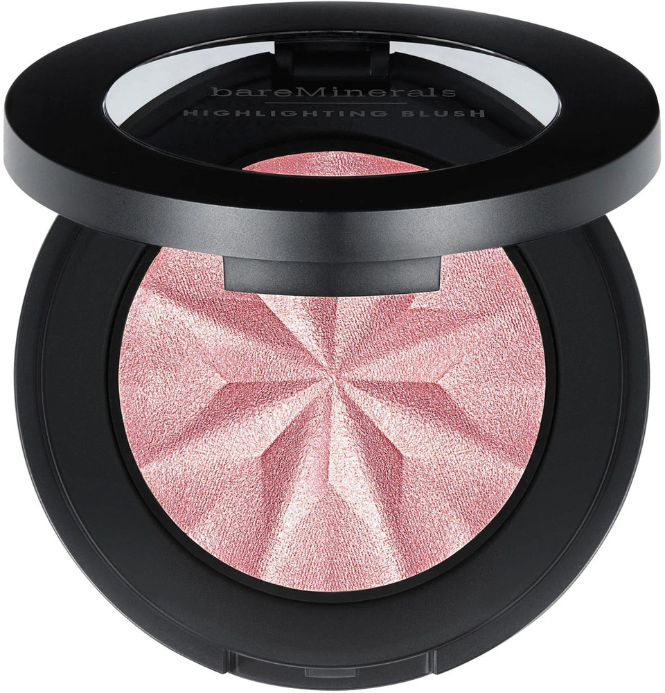Bare Minerals Bareminerals Gen Nude Highlighting Blush 2-in-1 švytėjimo suteikianti priemonė ir skaistalai, atspalvis: Rose Glow, 3.8 g
