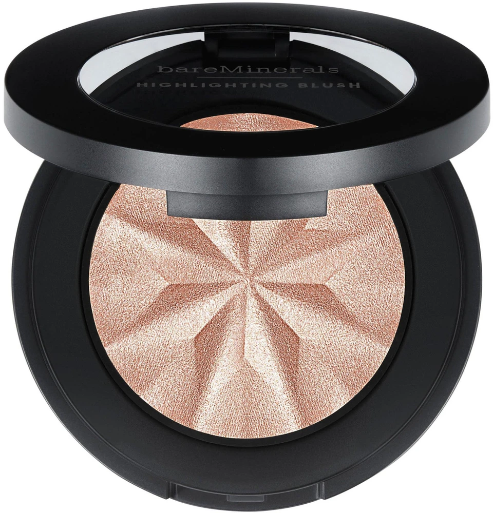 Bare Minerals Bareminerals Gen Nude Highlighting Blush 2-in-1 švytėjimo suteikianti priemonė ir skaistalai, atspalvis: Opal Glow, 3.8 g