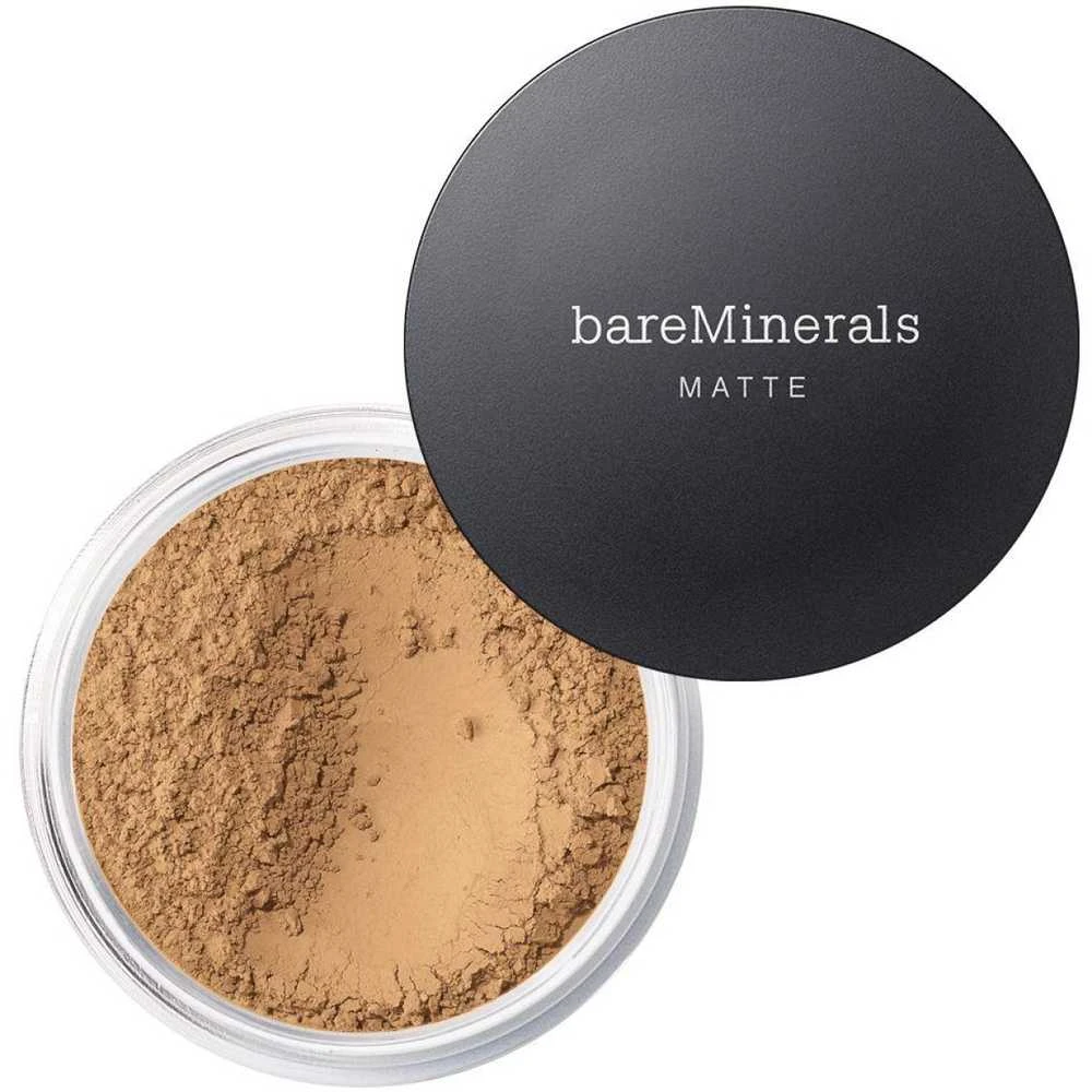 Bare Minerals BareMinerals Matte Loose Foundation SPF 15 matinį efektą suteikianti biri pudra, atspalvis: 21 Neutral Tan, 6 g