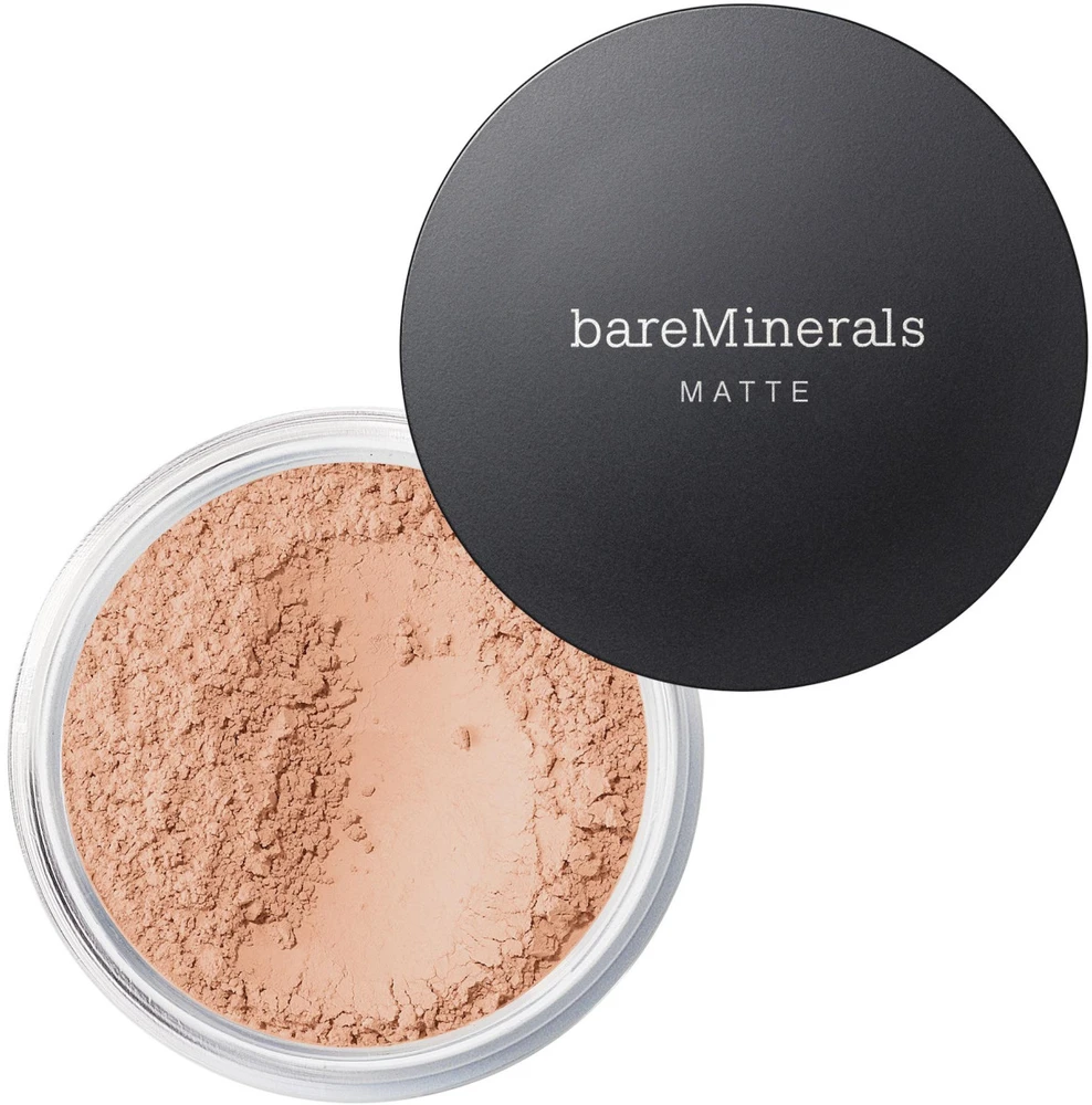 Bare Minerals BareMinerals Matte Loose Foundation SPF 15 matinį efektą suteikianti biri pudra, atspalvis: 14 Medium, 6 g
