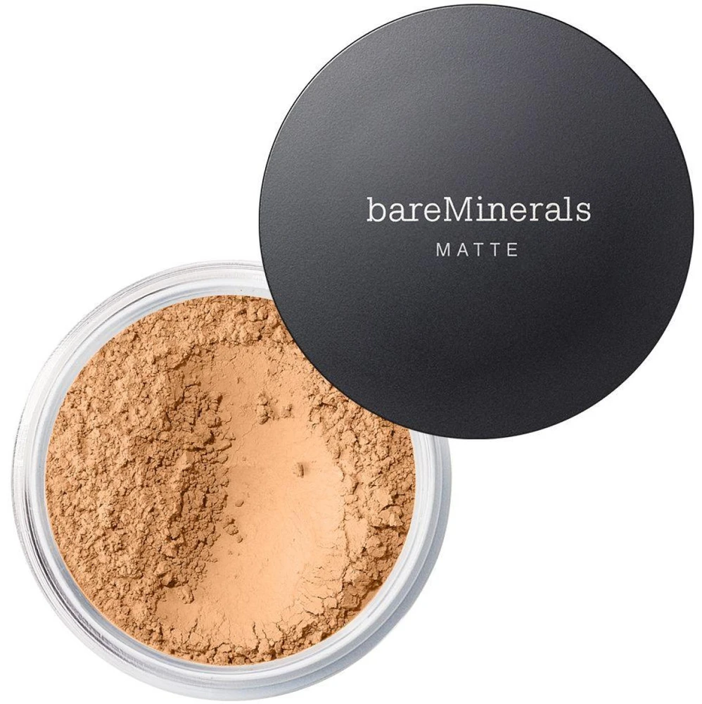 Bare Minerals BareMinerals Matte Loose Foundation SPF 15 matinį efektą suteikianti biri pudra, atspalvis: 13 Golden rusvai gelsvas, 6 g