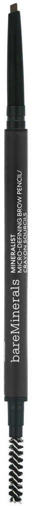Bare Minerals Bareminerals Mineralist Micro Brow Pieštukas antakių pieštukas, atspalvis: Rich Juodas, 0.8 g