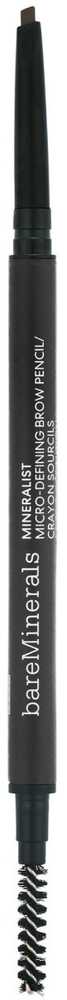 Bare Minerals Bareminerals Mineralist Micro Brow Pieštukas antakių pieštukas, atspalvis: Rich Juodas, 0.8 g