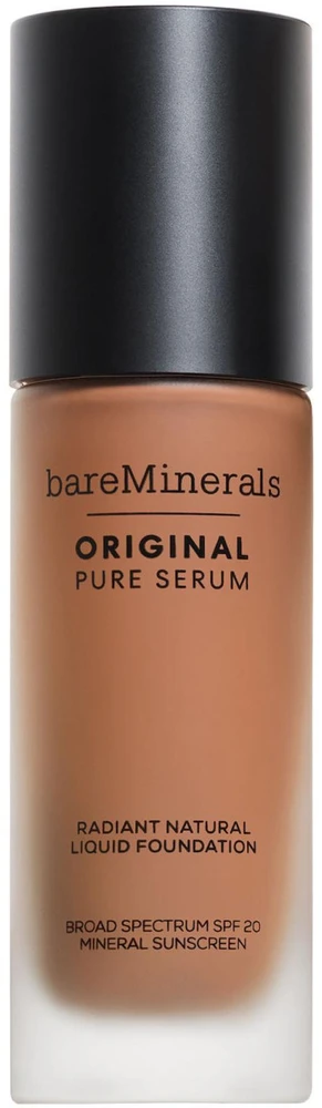 Bare Minerals Bareminerals Original Pure Serum Liquid Foundation skystas makiažo pagrindas, atspalvis:Medium Deep Cool 4.5, 30 ml