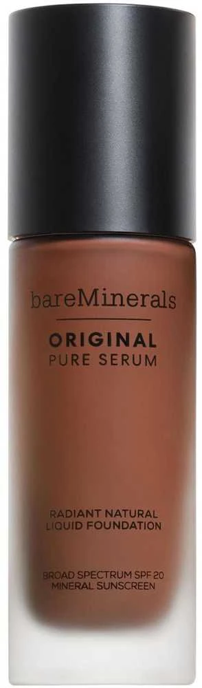 Bare Minerals Bareminerals Original Pure Serum Liquid Foundation skystas makiažo pagrindas, atspalvis: Deep Cool 6, 30 ml