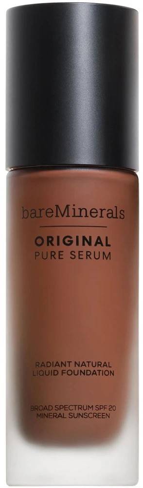 Bare Minerals Bareminerals Original Pure Serum Liquid Foundation skystas makiažo pagrindas, atspalvis: Deep Cool 6, 30 ml