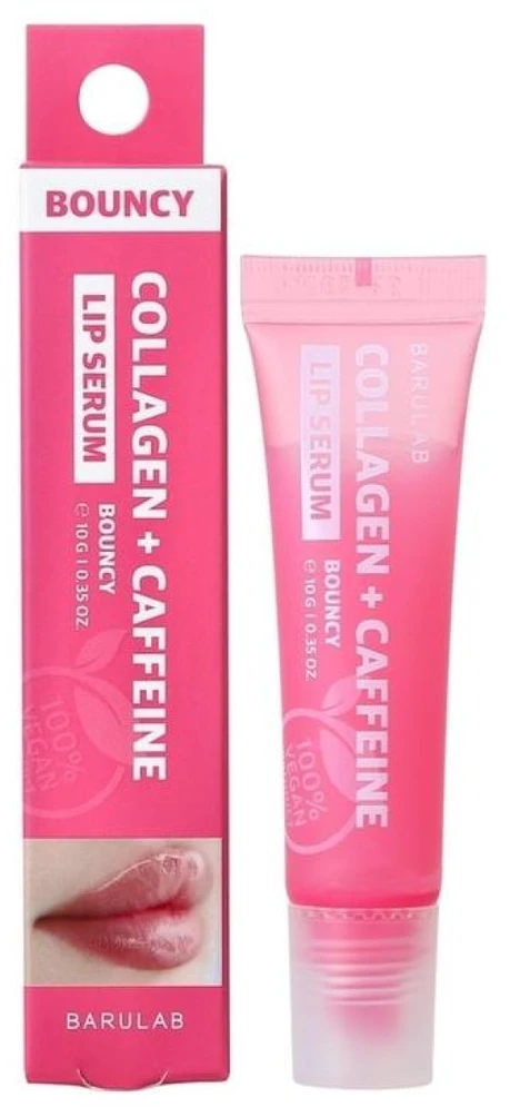 Barulab Collagen + Caffeine Bouncy Lip Serum lūpų serumas su kolagenu ir kofeinu, 10 g