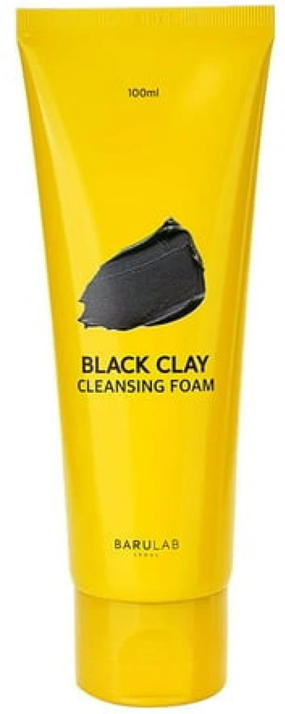 Barulab Juodas Clay Cleansing Foam valomosios veido putos, 100 ml