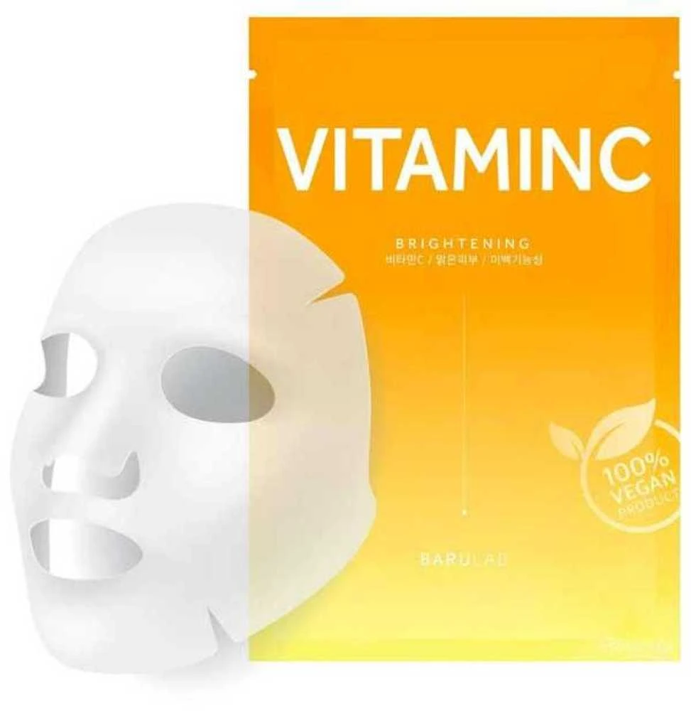 Barulab Vitamin C Brightening The Clean skaistinamoji veido kaukė, 23 g