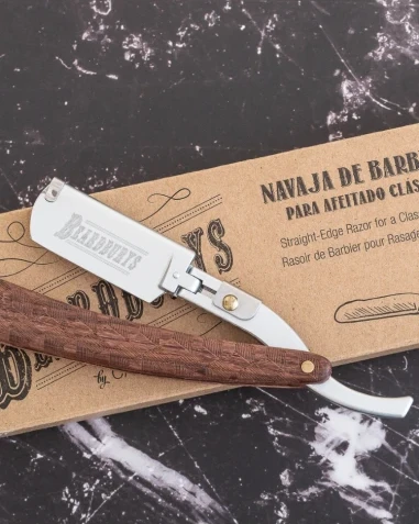 Beardburys Razor Master Double Brown nerūdijančio plieno skustuvas