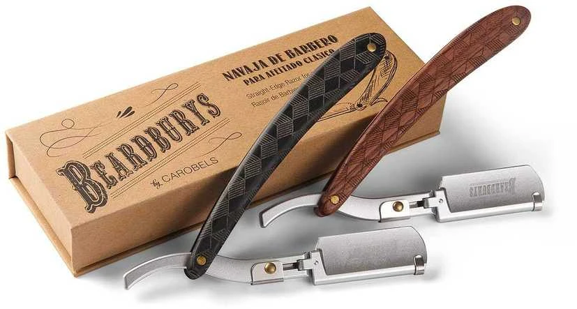 Beardburys Razor Master Double Brown nerūdijančio plieno skustuvas