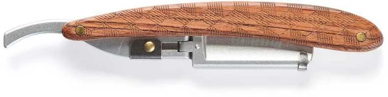 Beardburys Razor Master Double Brown nerūdijančio plieno skustuvas