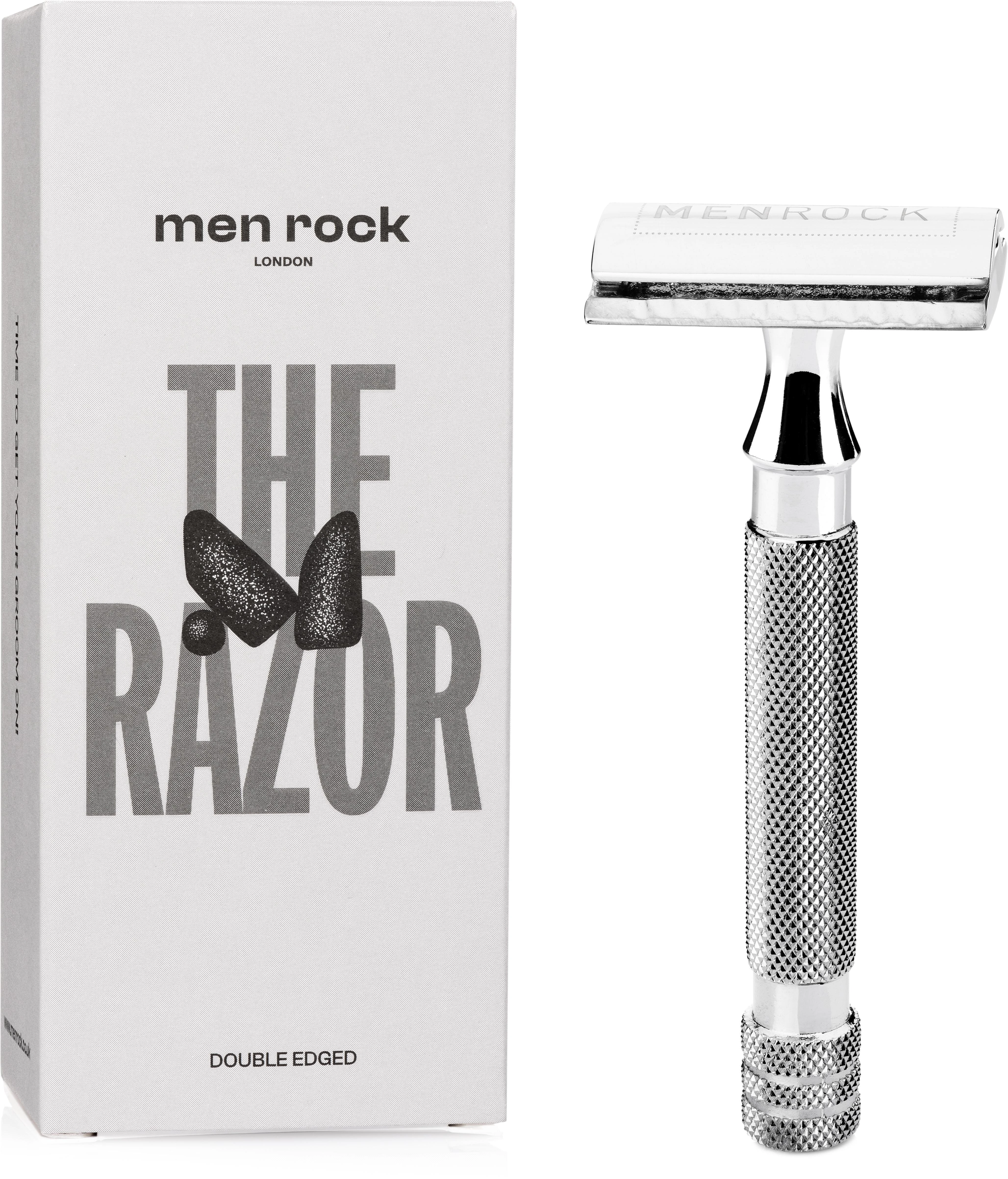 Men Rock The Doubled Edged Razor Dviašmenis skustuvas, 1 vnt.