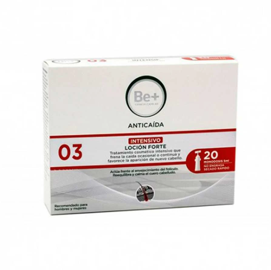 "Be+ losjonas nuo plaukų slinkimo Forte 20x5ml