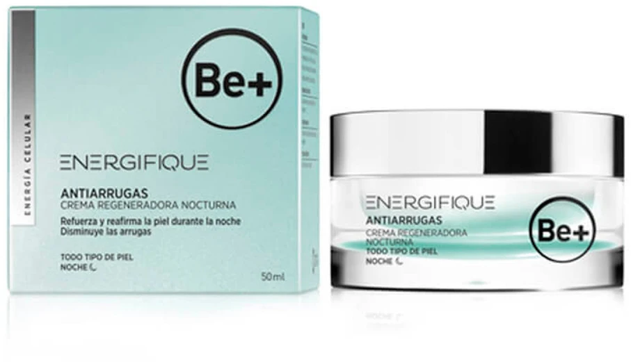 "Be+ Energifique" naktinis regeneruojantis kremas nuo raukšlių 50ml
