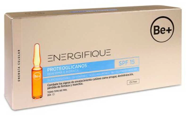 Be+ Energifique Proteoglycans Spf15 30 ampulių