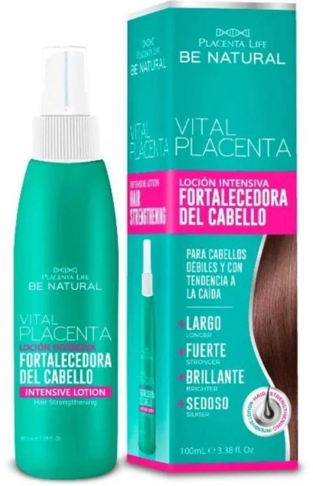 Be Natural Vital Placenta Fort Cabello plaukų tiesinimo priemonė
