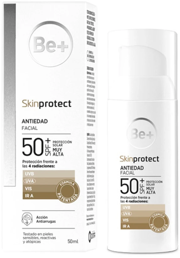 "Be+ Skin Protect" nuo senėjimo sauganti veido oda 50ml