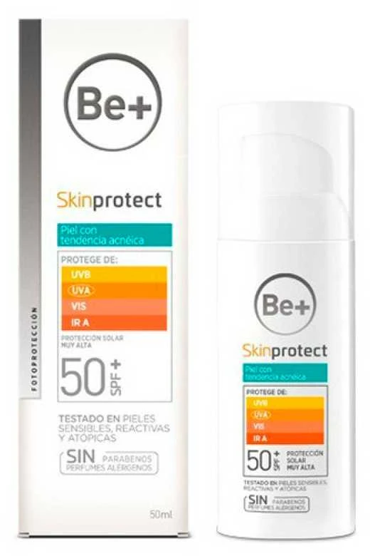 "Be+ Skinprotect Acneic Skin veido kremas su Spf50 50ml