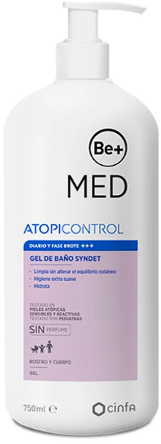 "Be+ Syndet" atopinės odos gelis voniai 750ml