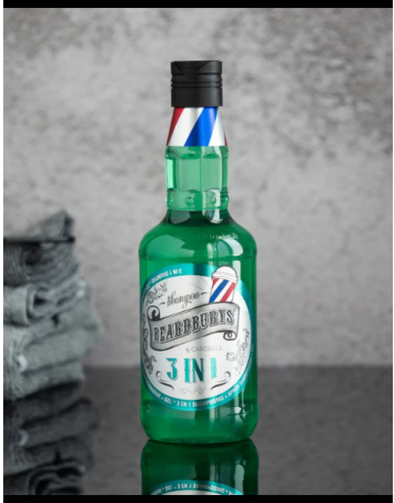 Beardburys 3in1: šampūnas, dušo gelis, kondicionierius viename, 100 ml