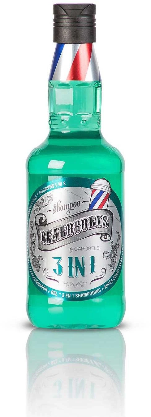Beardburys 3in1: šampūnas, dušo gelis, kondicionierius viename, 330 ml