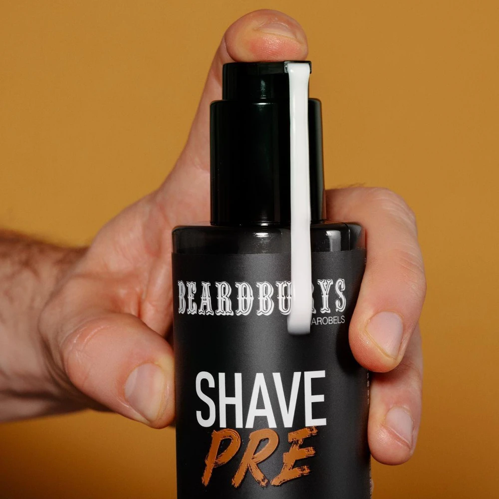Beardburys Anti-Irritation Pre-Shave Kreminis Amber Midnight kremas prieš skutimąsi, 150 ml