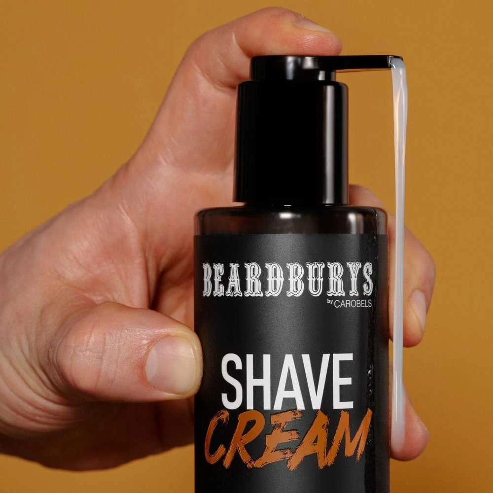 Beardburys Anti-Irritation Shaving Kreminis Amber Midnight skutimosi kremas, 150 ml