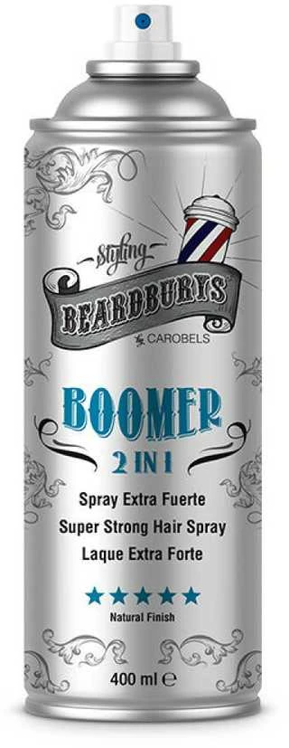 Beardburys Boomer Extra Strong plaukų lakas 2in1, 400 ml
