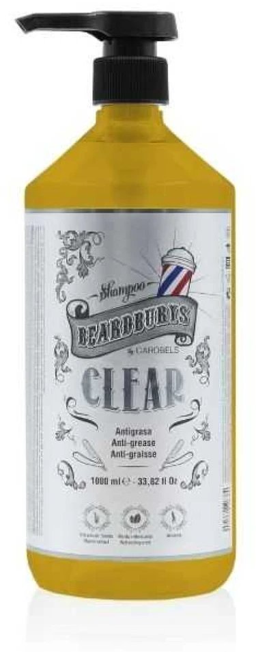 Beardburys Clear giliai valantis plaukų šampūnas, 1000 ml