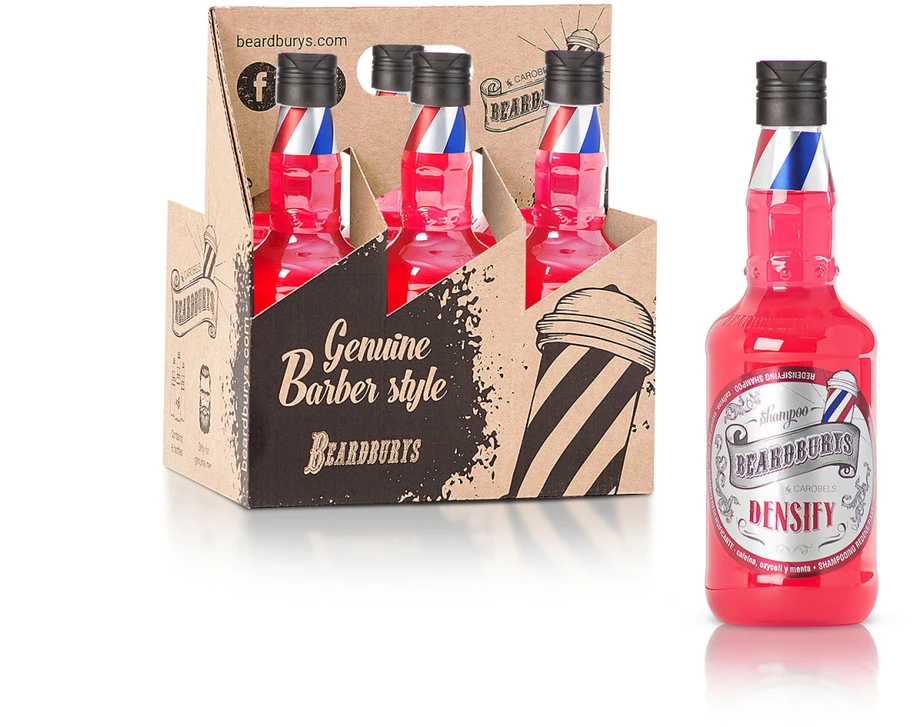 Beardburys Densify plaukus stiprinantis šampūnas, 330 ml
