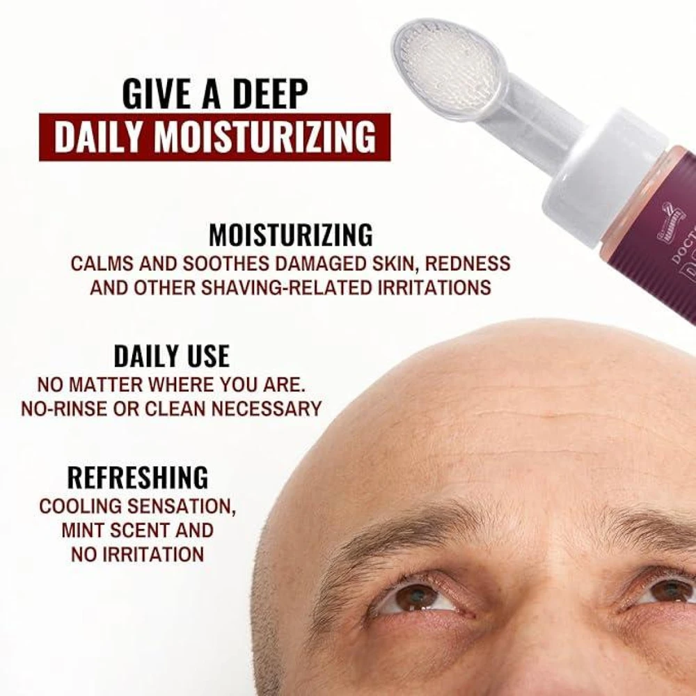 Beardburys Doctor Bald Cleansing Lotion for Bald Men drėkinamasis losjonas plikai galvos odai, 200 ml