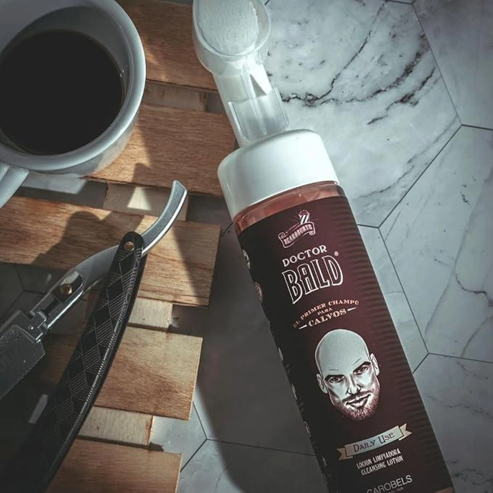Beardburys Doctor Bald Cleansing Lotion for Bald Men drėkinamasis losjonas plikai galvos odai, 200 ml