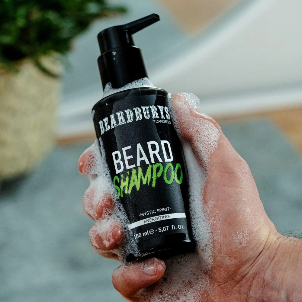 Beardburys Energizing Beard Šampūnas Mystic Spirit barzdos šampūnas, 150 ml