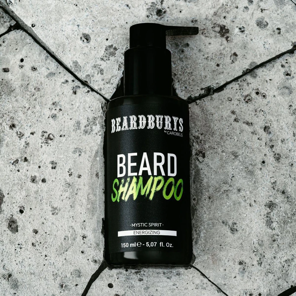 Beardburys Energizing Beard Šampūnas Mystic Spirit barzdos šampūnas, 150 ml