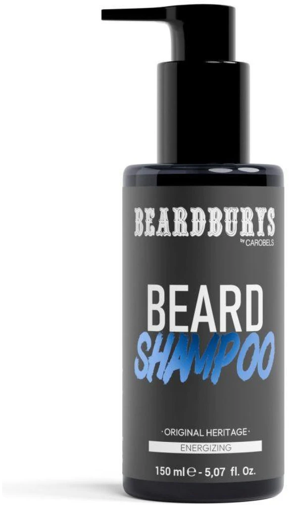 Beardburys Energizing Beard Šampūnas Original Heritage barzdos šampūnas, 150 ml