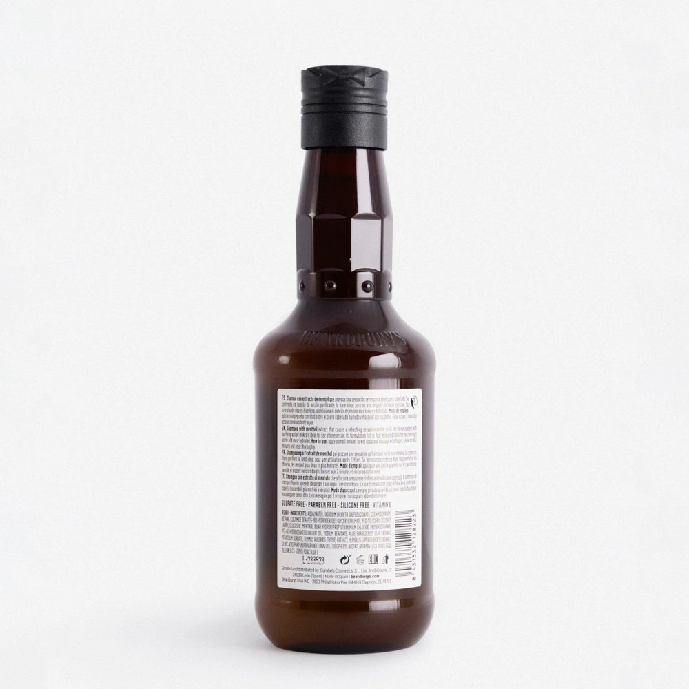Beardburys Essentials Refreshing Šampūnas gaivinantis šampūnas, 250 ml