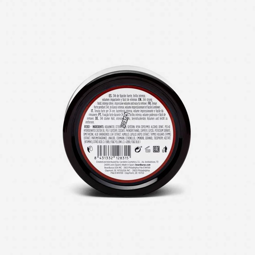 Beardburys Essentials Wax Extra Vanduo Effect plaukų vaškas, 100 ml
