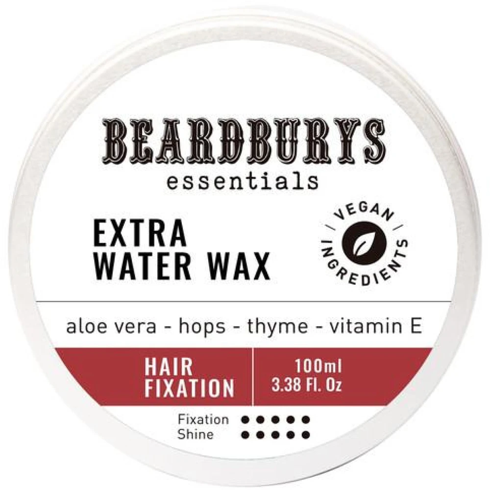 Beardburys Essentials Wax Extra Vanduo Effect plaukų vaškas, 100 ml