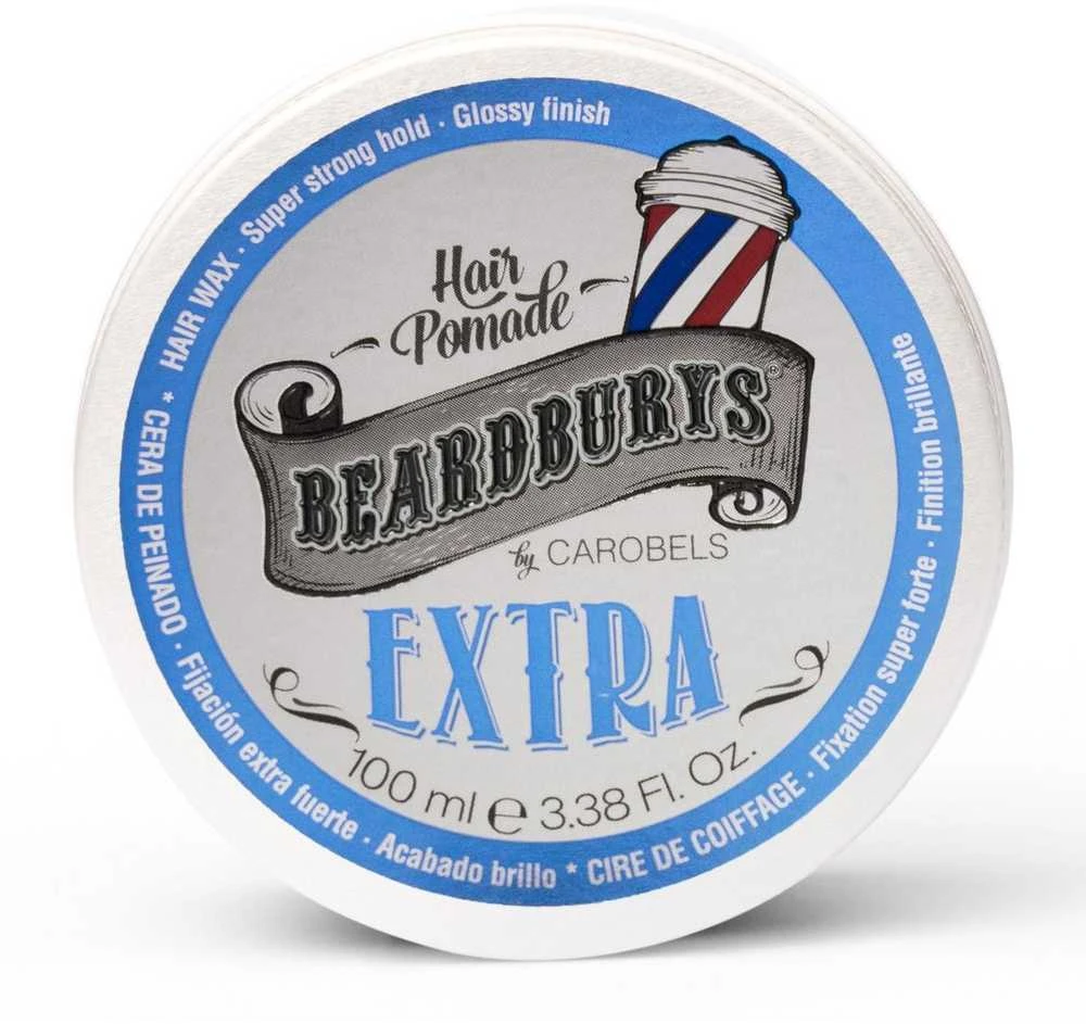 Beardburys Extra Strong stipriai fiksuojanti vandens pagrindo pomada, 100 ml
