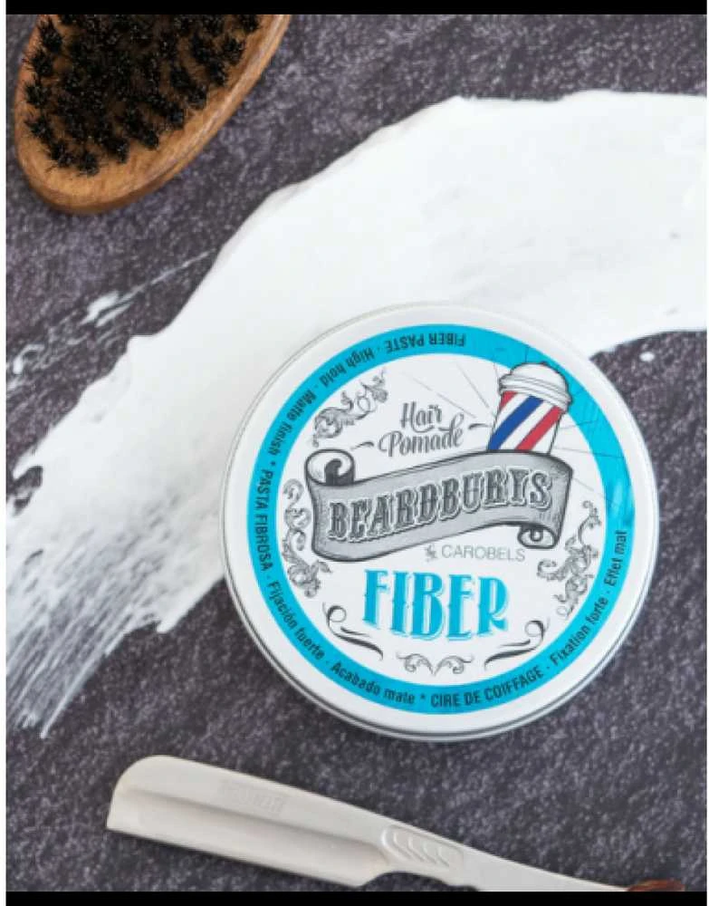 Beardburys Fiber Stiprios fiksacijos tankumo plaukui suteikianti pomada, 100 ml