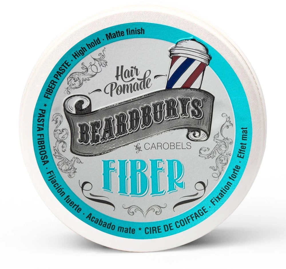 Beardburys Fiber Stiprios fiksacijos tankumo plaukui suteikianti pomada, 100 ml