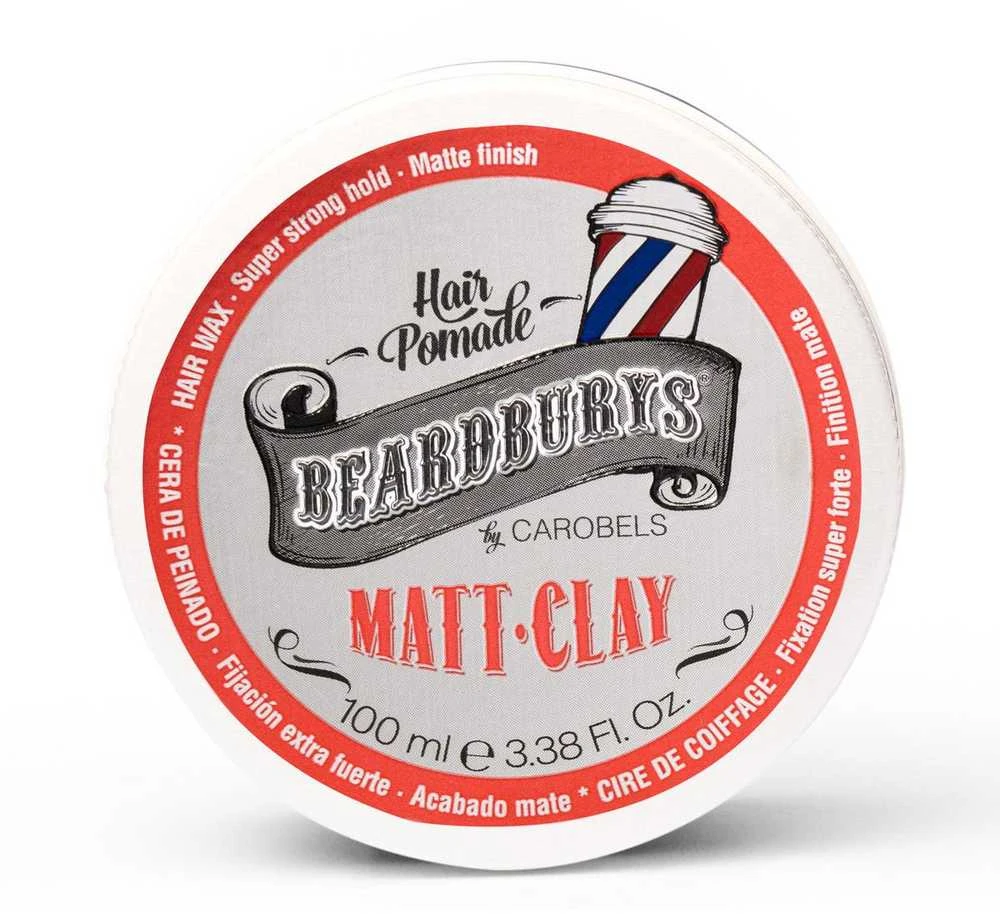 Beardburys Matt Clay plaukų formavimo pomada, 100 ml