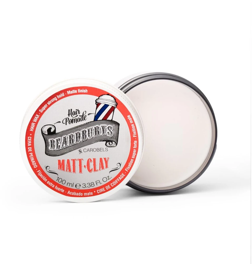 Beardburys Matt Clay plaukų formavimo pomada, 100 ml