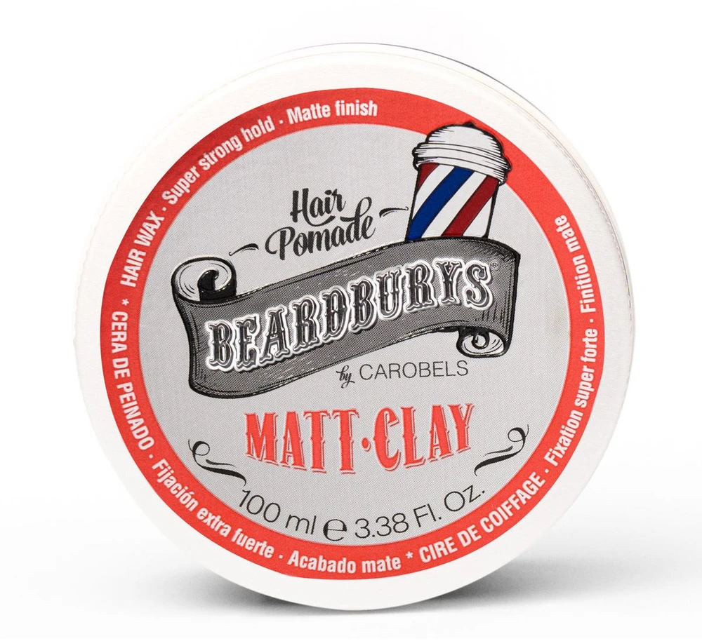 Beardburys Matt Clay plaukų formavimo pomada, 100 ml