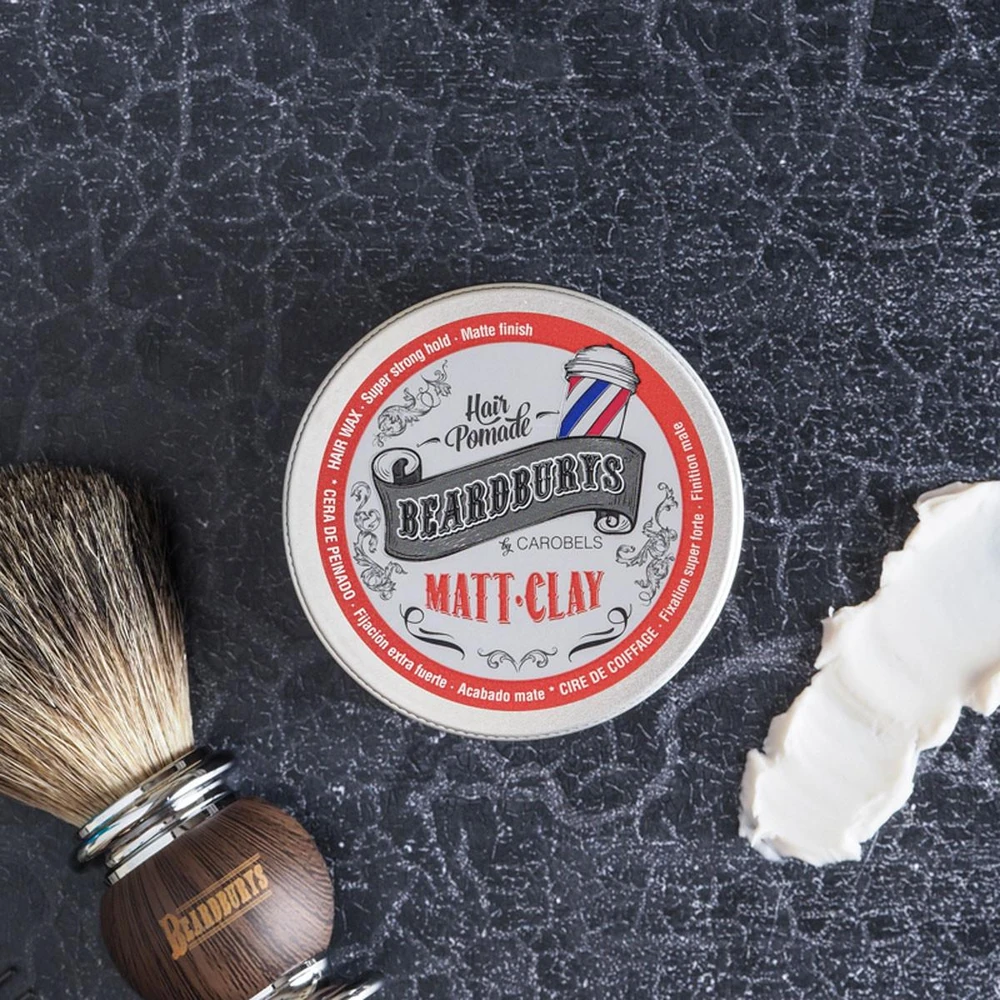 Beardburys Matt Clay plaukų formavimo pomada, 100 ml